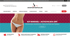 Desktop Screenshot of dermoformulas.com.br